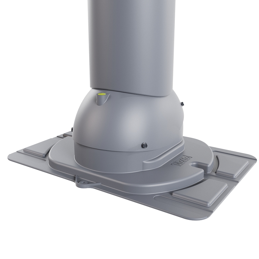 Роторная вентиляция Viotto Turbo, U01 D125мм, неутепленная, серый графит (RAL 7024)