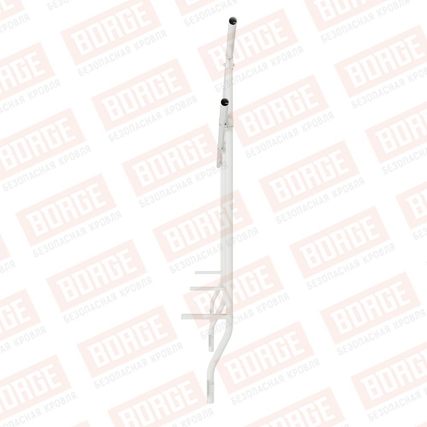 Ограждение парапетное BORGE H-120см, 3м, сигнально-белый (RAL 9003)