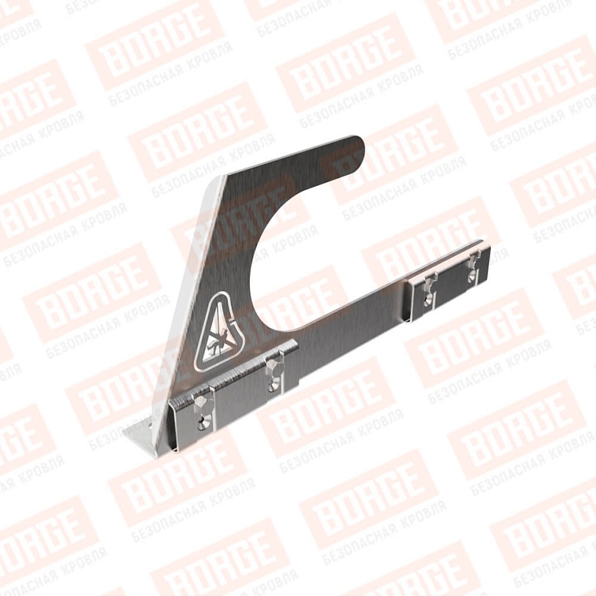 Крюк безопасности BORGE, для фальцевой кровли, цинк