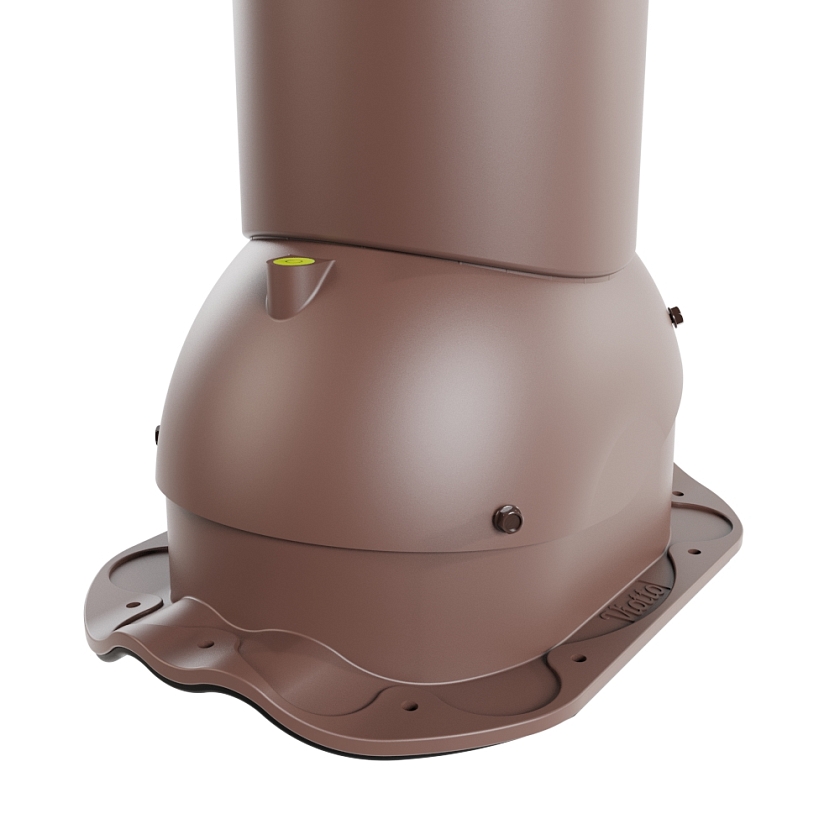 Роторная вентиляция Viotto Turbo, M04 D125мм, неутепленная, коричневый шоколад (RAL 8017)