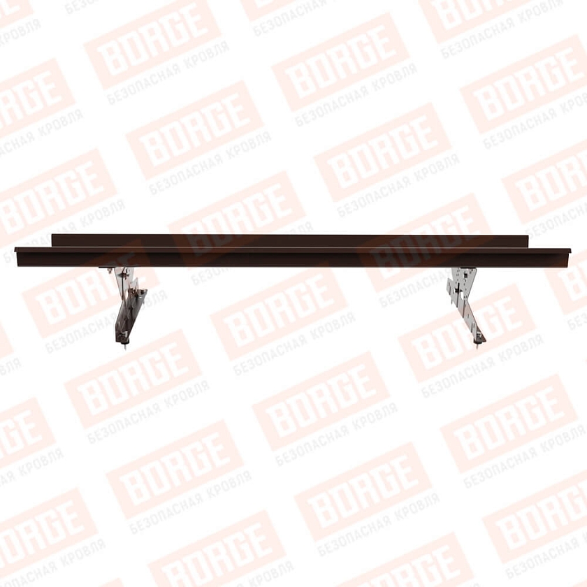 Мостик переходной BORGE 1,5м, коричневый шоколад (RAL 8017)