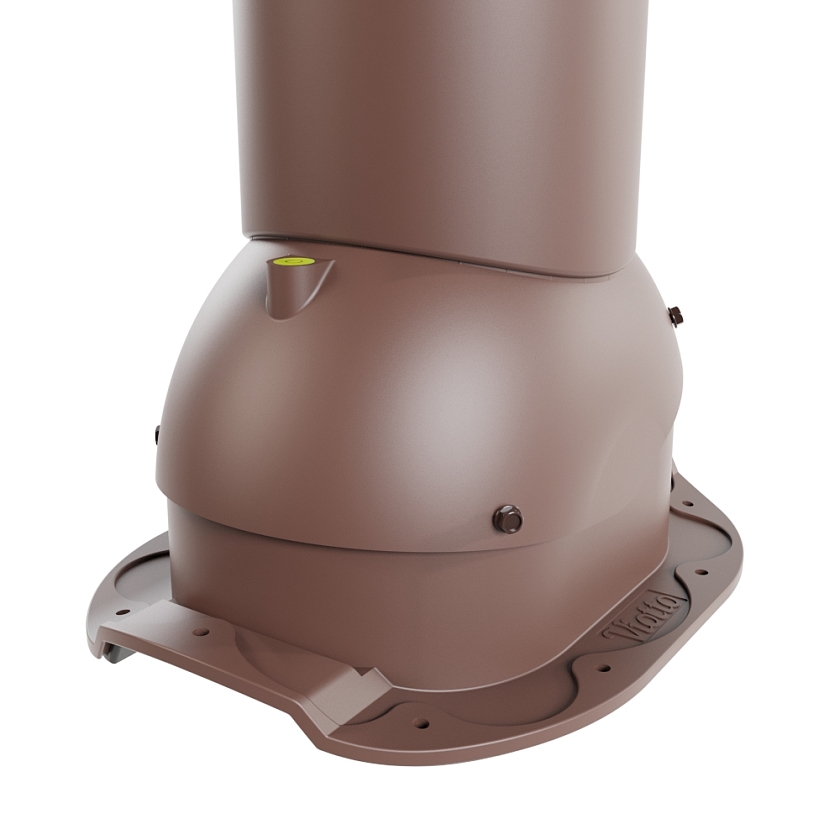 Роторная вентиляция Viotto Turbo, M03 D125мм, неутепленная, коричневый шоколад (RAL 8017)