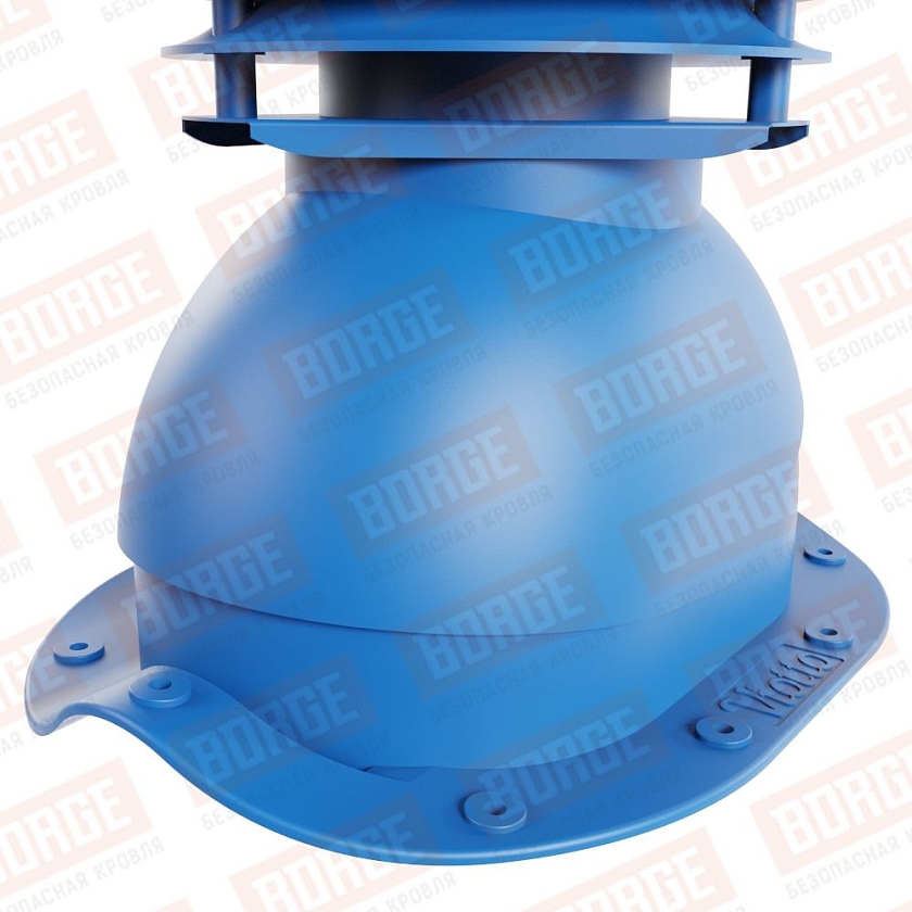 Универсальный выход вентиляции Viotto для МЧ Монтеррей, сигнально-синий (RAL 5005)