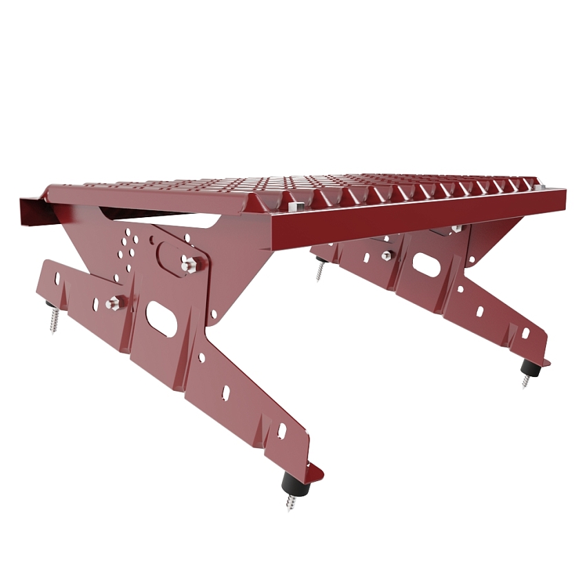 Ступень кровельная BORGE, коричнево-красный (RAL 3011)