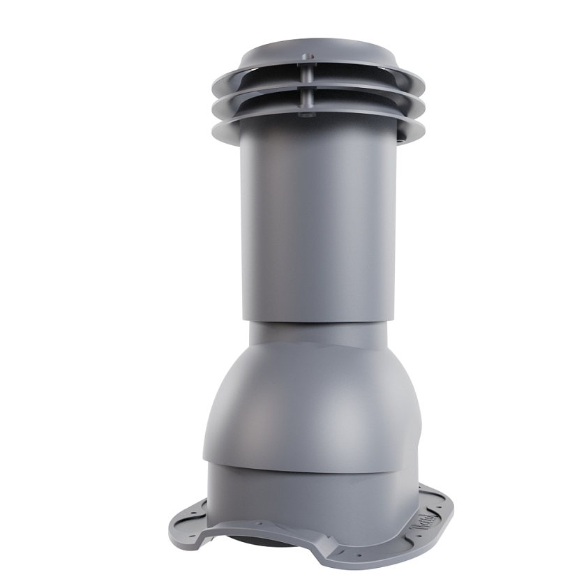 Выход вентиляции канализации Viotto, для МЧ Адаманте, серый графит (RAL 7024)