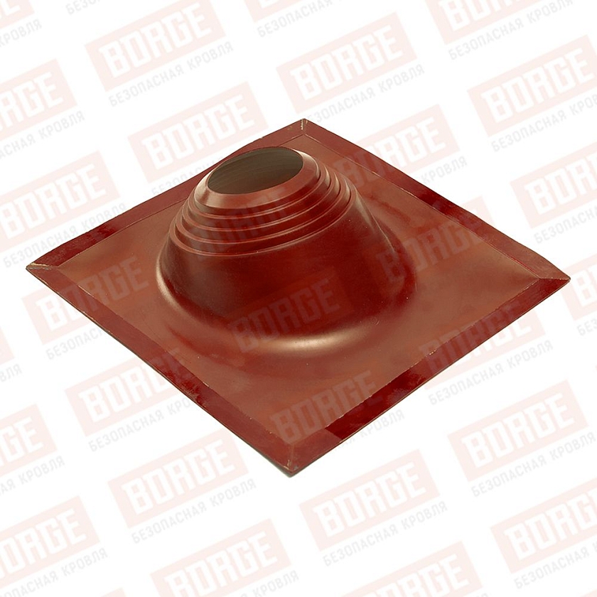 Проходка кровельная угловая №2 d180х280 цв. красный