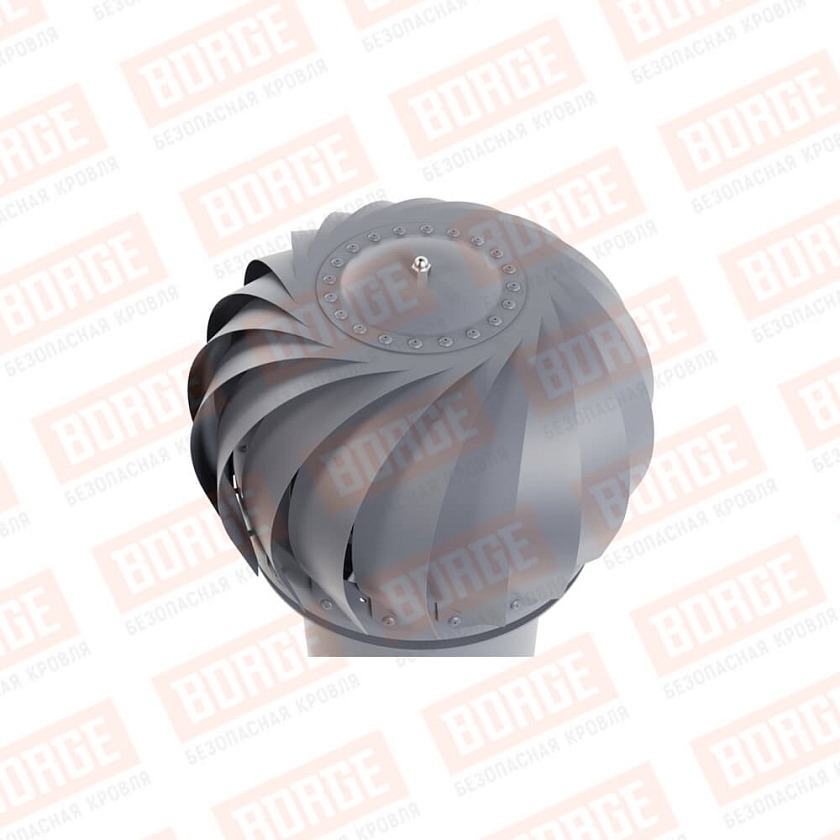 Роторная вентиляция Viotto, для МЧ Монтеррей, d-125мм, утепленная, серый графит (RAL 7024)