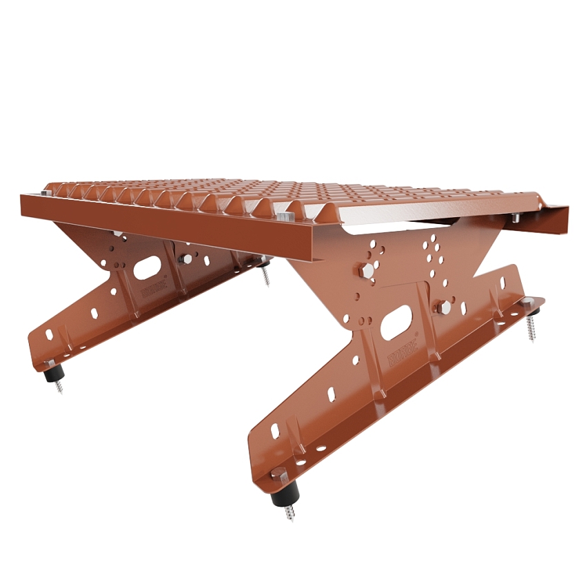 Ступень кровельная BORGE, терракотовый (RAL 8004)