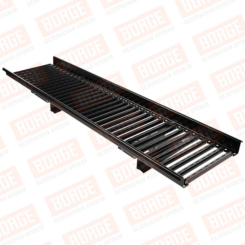 Мостик переходной BORGE 1,5м, для черепичной кровли, чёрный (RAL 9005 matt)