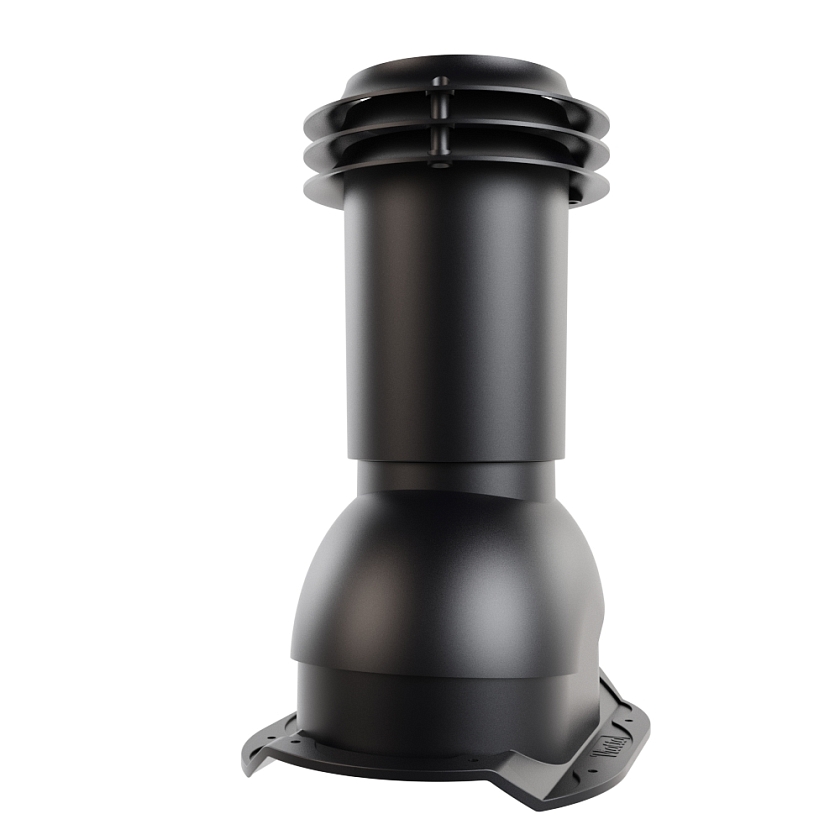 Выход вентиляции канализации Viotto, для МЧ Каскад, чёрный (RAL 9005)