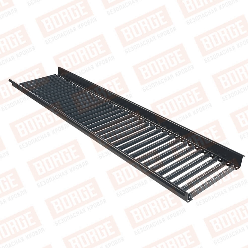 Платформа переходного мостика BORGE 1,5м, антрацитово-серый (RAL 7016)