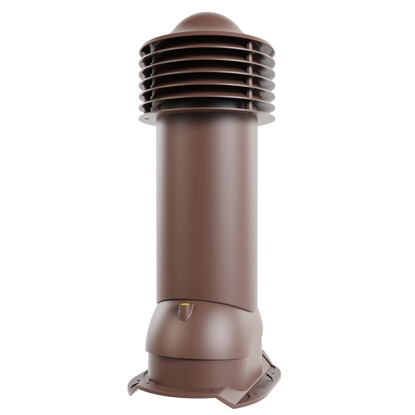 Труба вентиляционная Viotto, для МЧ Каскад, d-150мм, утепленная, коричневый шоколад (RAL 8017)