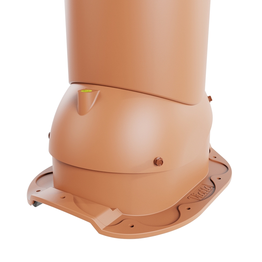 Роторная вентиляция Viotto, для МЧ Адаманте, d-150мм, утепленная, терракотовый (RAL 8004)