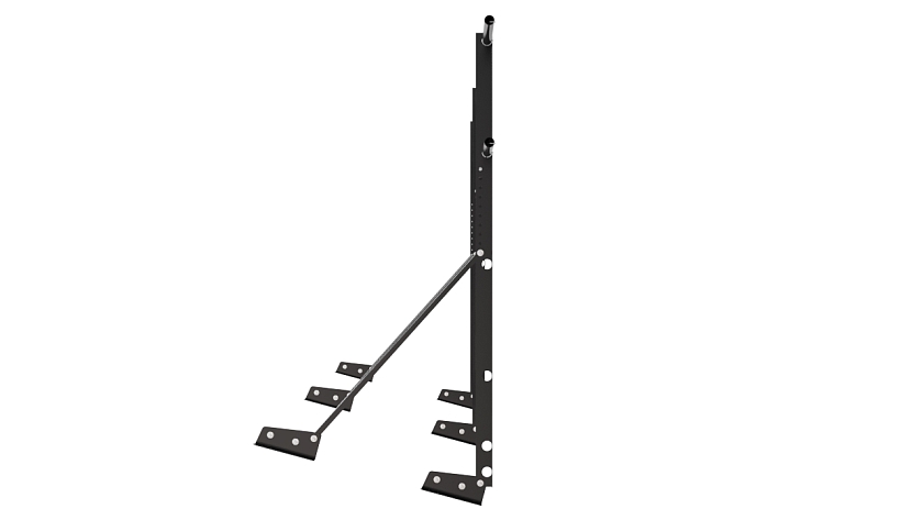 Ограждение кровельное NewLine H-120см, 3м, для фальцевой кровли, чёрный (RAL 9005)