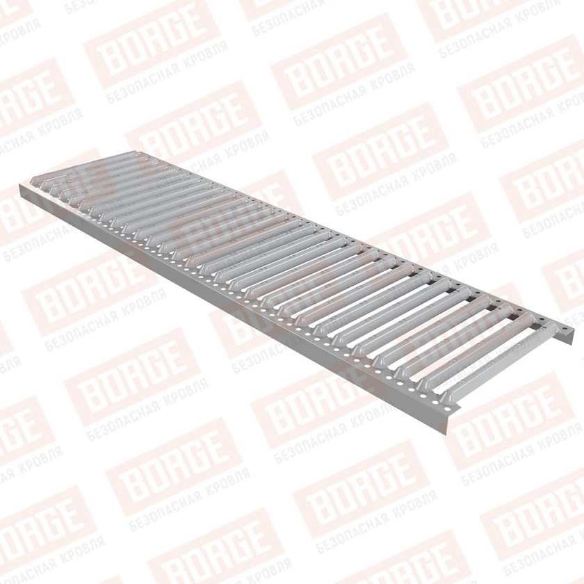 Платформа переходного мостика Русский Рубеж 1,25м, сигнально-серый (RAL 7004)