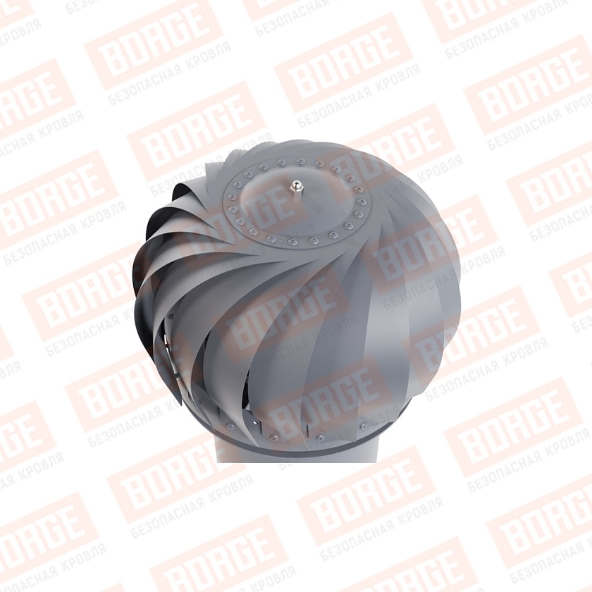 Роторная вентиляция Viotto, для МЧ Монтеррей, d-150мм, неутепленная, серый графит (RAL 7024)