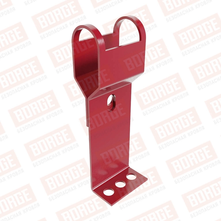 Кровельный кронштейн BORGE, рубиново-красный (RAL 3003)