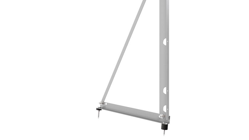 Ограждение кровельное NewLine H-90см, 3м, сигнально-серый (RAL 7004)