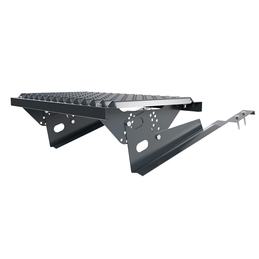 Ступень кровельная BORGE, для черепичной кровли, антрацитово-серый (RAL 7016)