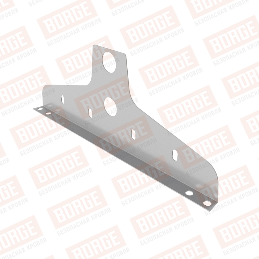 Универсальный кронштейн NewLine, D-25мм, сигнально-серый (RAL 7004)