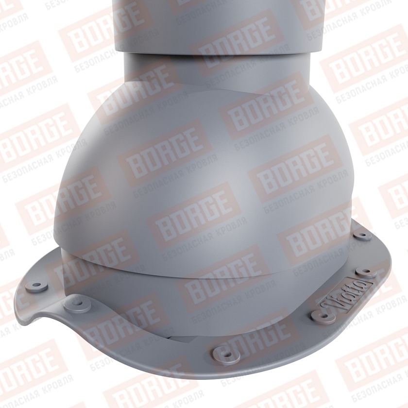 Роторная вентиляция Viotto, для МЧ Монтеррей, d-110мм, h-550мм, утепленная, серый графит (RAL 7024)