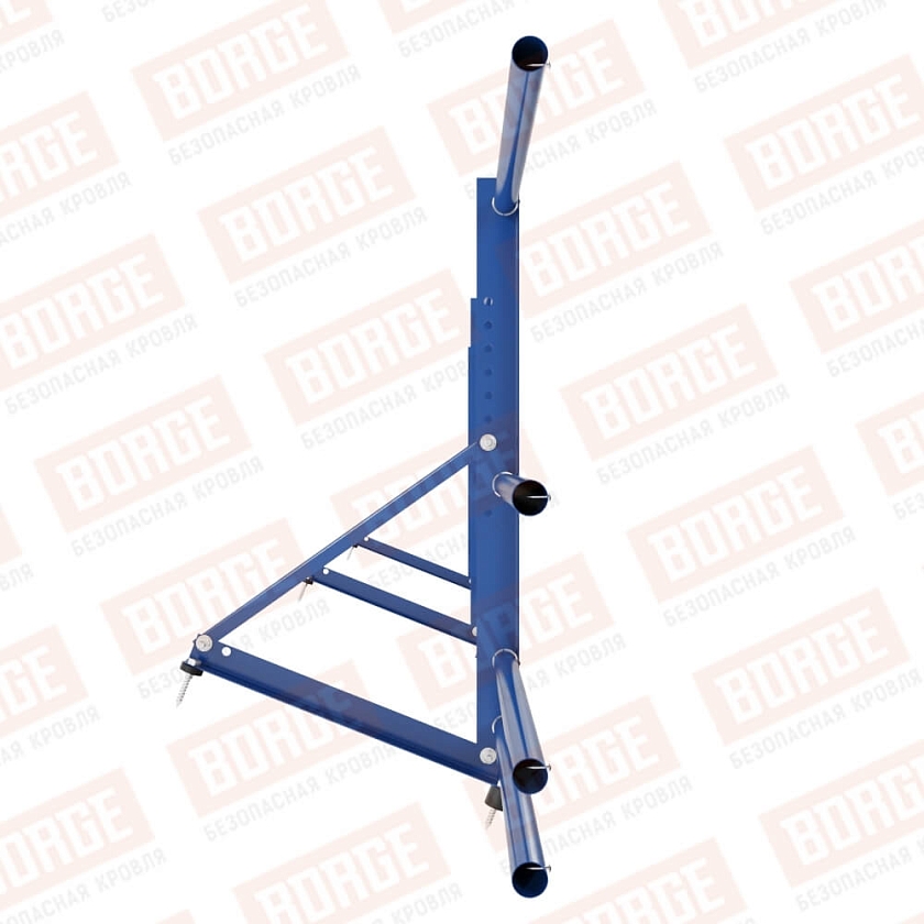 Ограждение декоративное NewLine H-60см, 3м, сигнально-синий (RAL 5005), с двумя доп. трубами