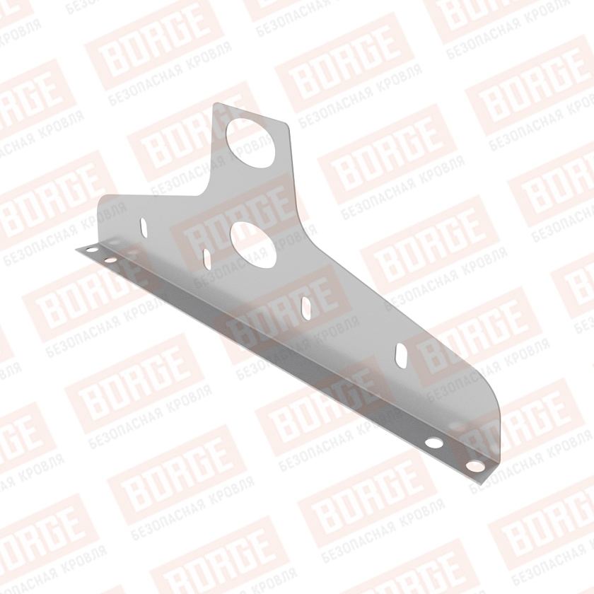 Универсальный кронштейн NewLine, 20x40мм, сигнально-серый (RAL 7004)