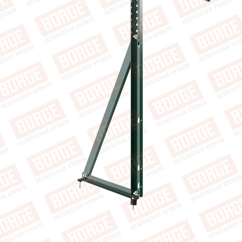 Ограждение кровельное Русский Рубеж H-120см, 3м, зеленый мох (RAL 6005)