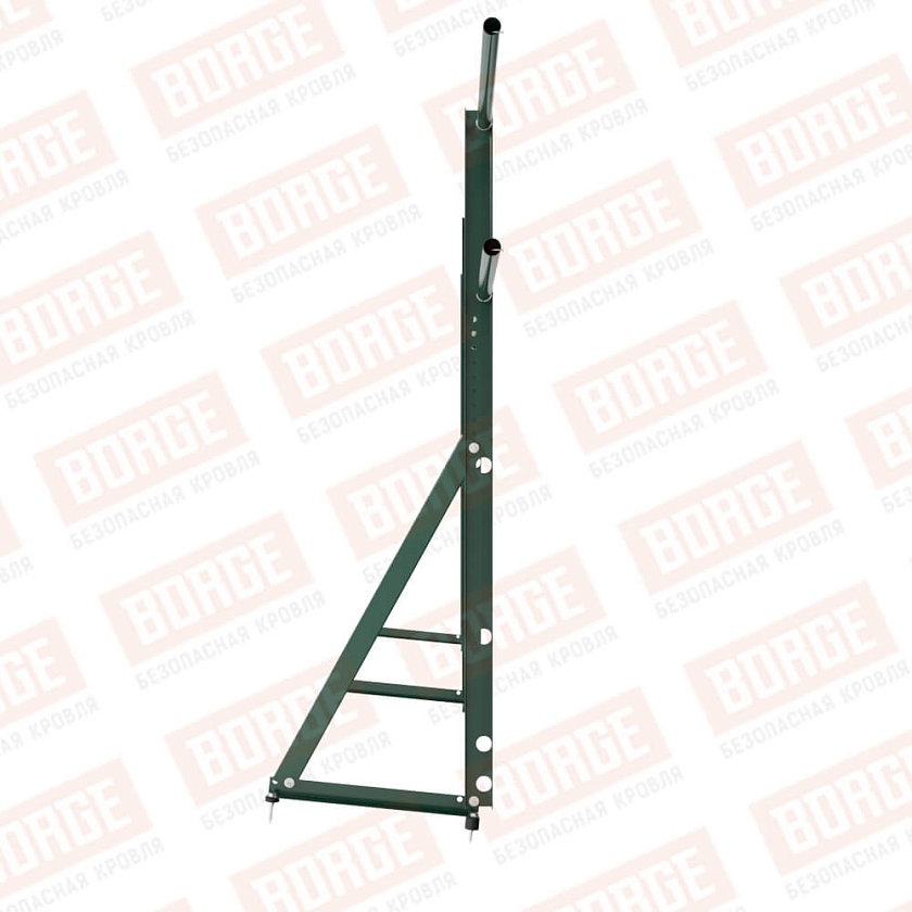 Ограждение кровельное Русский Рубеж H-120см, 3м, зеленый мох (RAL 6005)