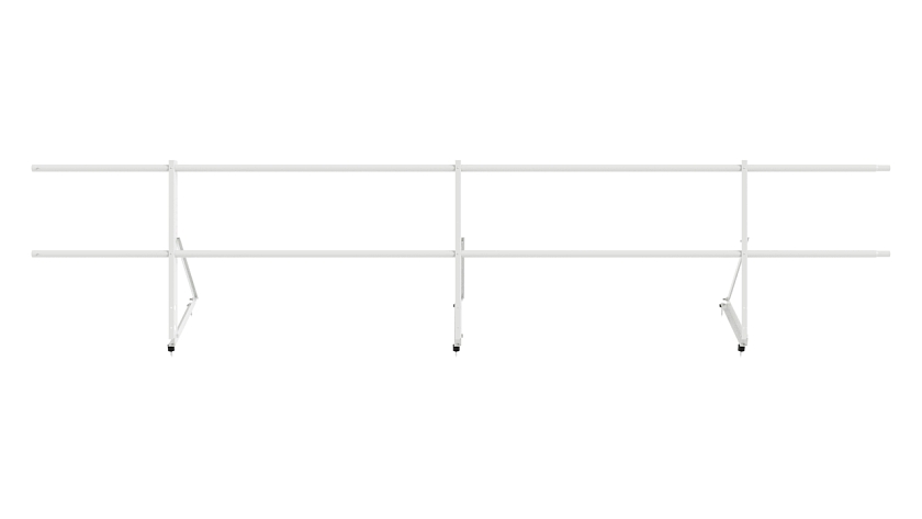Ограждение кровельное NewLine H-60см, 3м, сигнально-белый (RAL 9003)