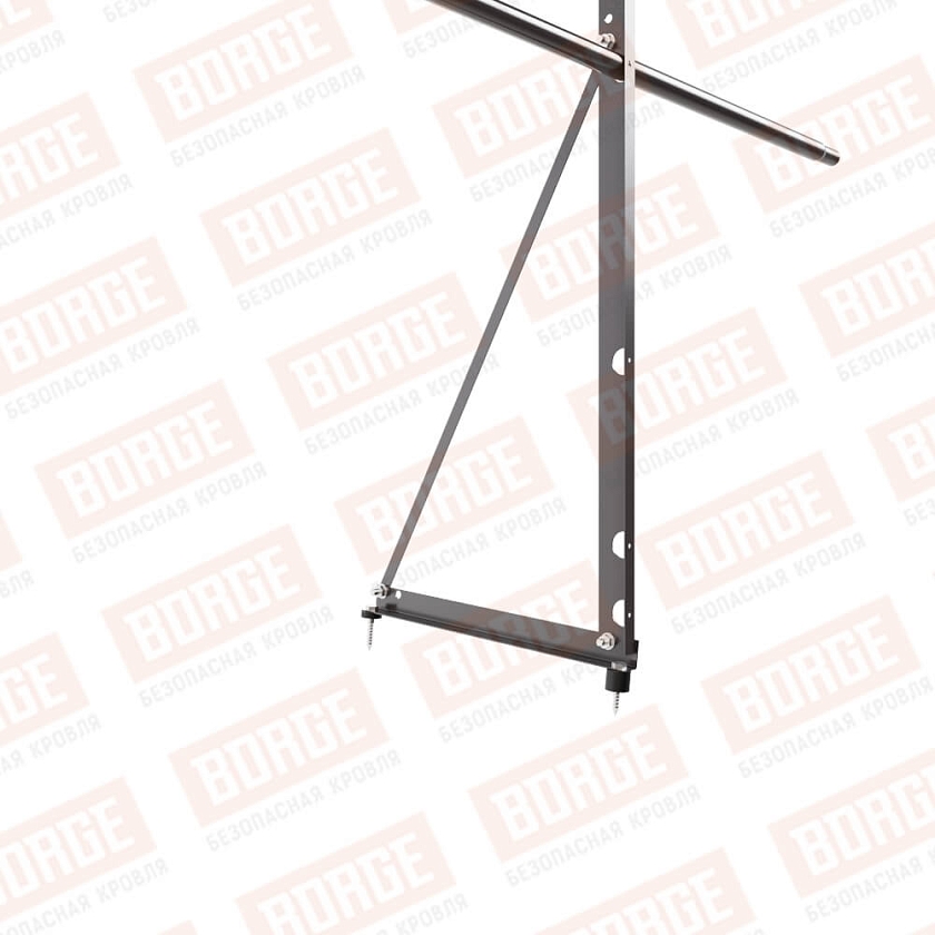 Ограждение декоративное NewLine H-90см, 3м, серо-коричневый (RAL 8019)