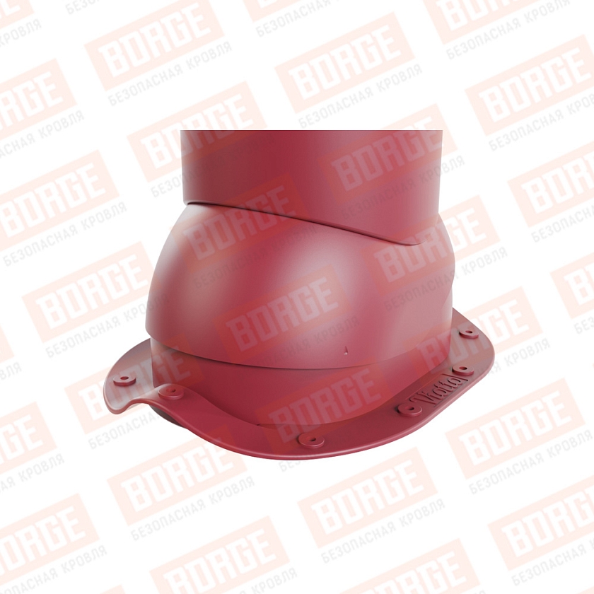 Роторная вентиляция Viotto, для МЧ Монтеррей, d-150мм, неутепленная, красное вино (RAL 3005)