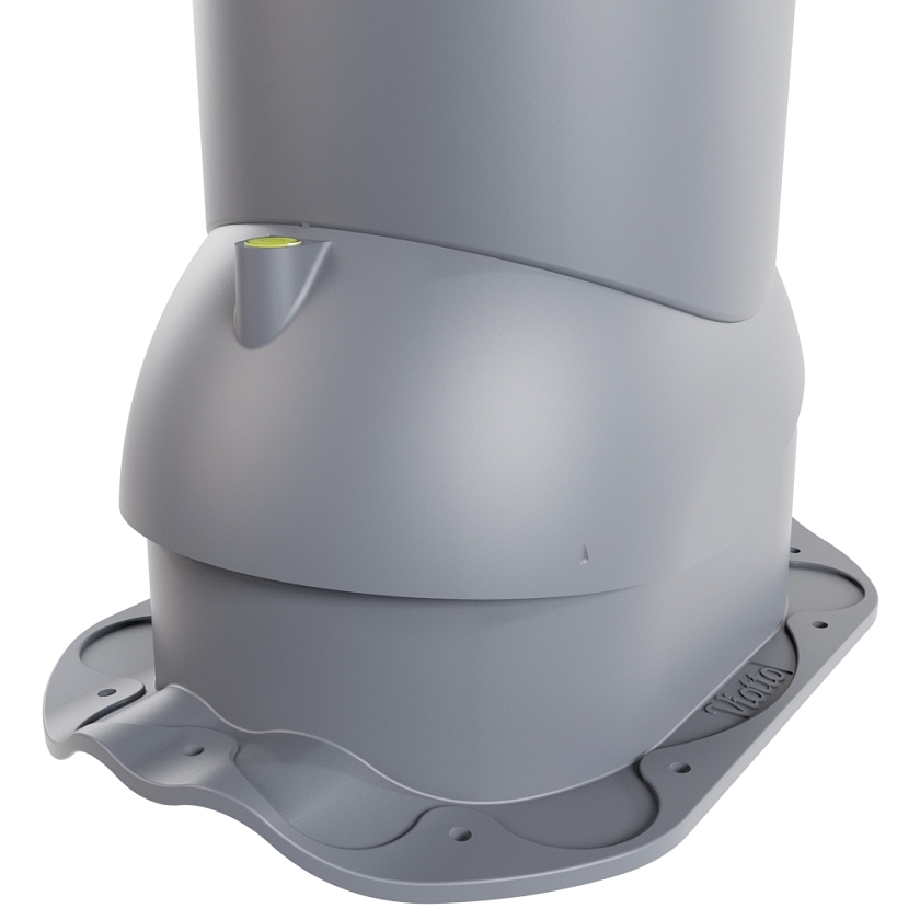 Роторная вентиляция Viotto, для МЧ Финнера, d-110мм, неутепленная, серый графит (RAL 7024)