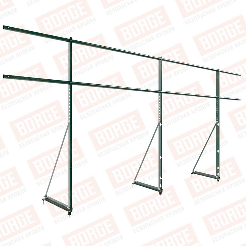 Ограждение декоративное NewLine H-120см, 3м, зелёный мох (RAL 6005)