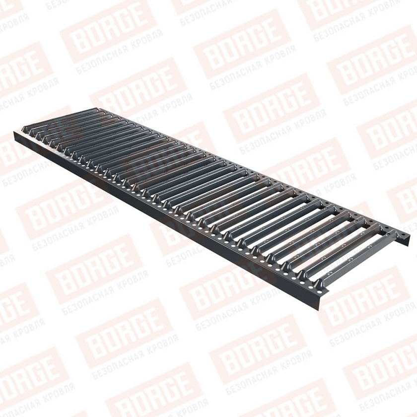 Платформа переходного мостика Русский Рубеж 1,25м, антрацитово-серый (RAL 7016)