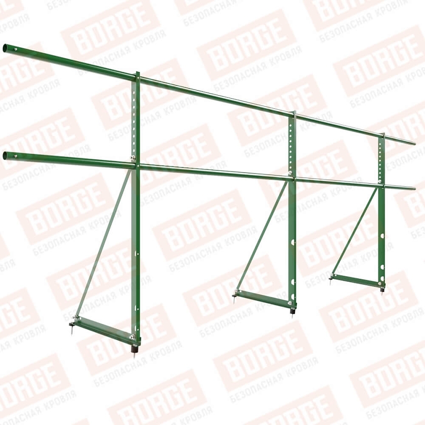 Ограждение декоративное NewLine H-90см, 3м, лиственно-зеленый (RAL 6002)