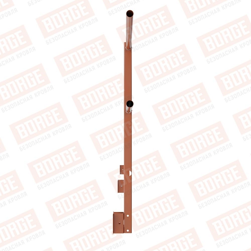 Ограждение парапетное NewLine H-90см, 3м, терракотовый (RAL 8004)