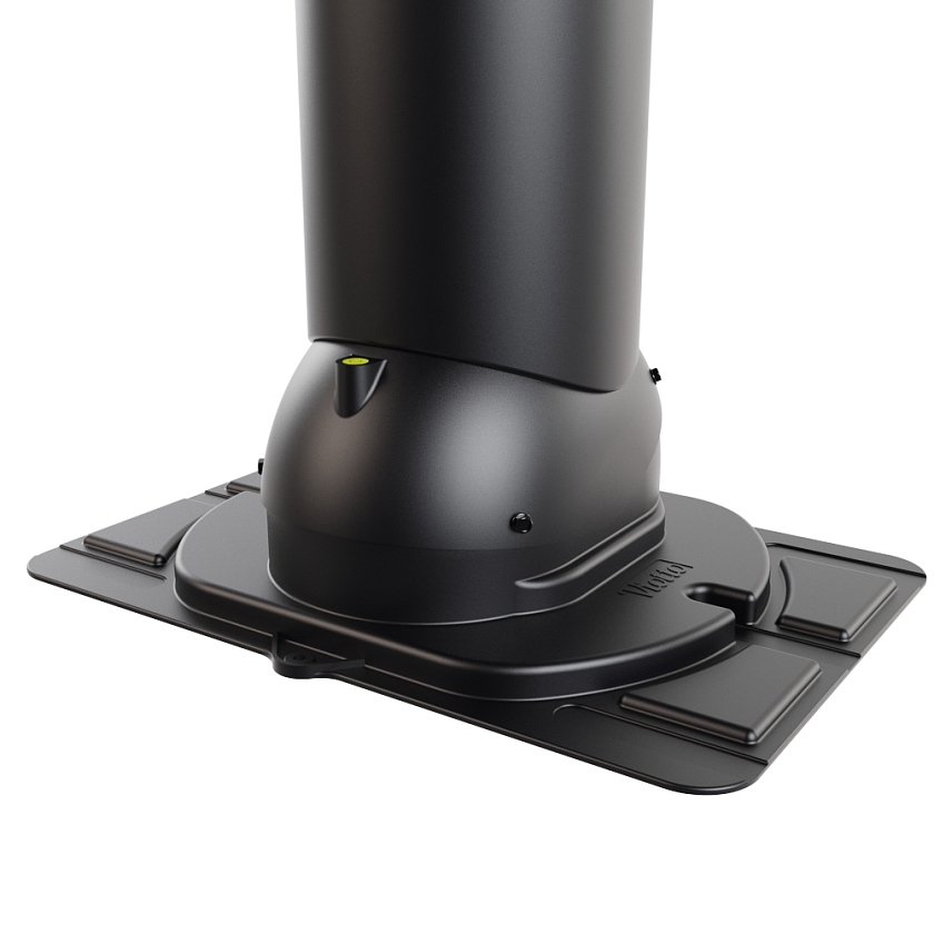 Роторная вентиляция Viotto Turbo, U01 D150мм, чёрный (RAL 9005)
