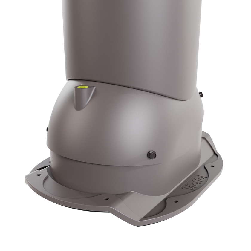 Роторная вентиляция Viotto, для МЧ Каскад, d-150мм, неутепленная, серо-коричневый (RAL 8019)