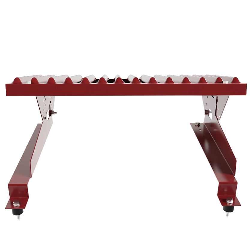 Ступень кровельная BORGE, для МЧ с высокой ступенькой, коричнево-красный (RAL 3011), 350мм