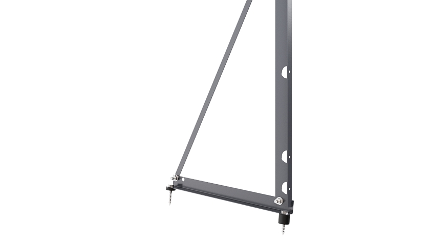 Ограждение кровельное NewLine H-90см, 3м, серый графит (RAL 7024)