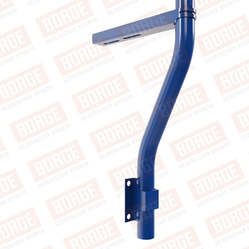 Ограждение парапетное BORGE H-30см, 3м, сигнально-синий (RAL 5005)