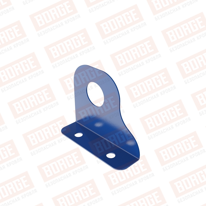 Кронштейн снегозадержателя однотрубчатого NewLine, D-25мм, сигнально-синий (RAL 5005)