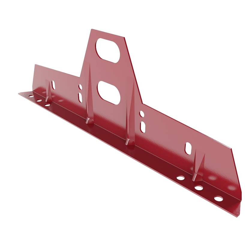 Универсальный кронштейн Русский Рубеж 25х45мм, оцинк., рубиново-красный (RAL 3003)