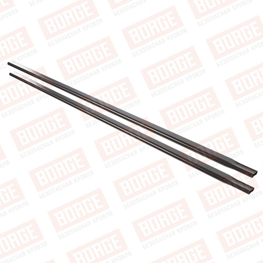 Труба снегозадержателя Русский Рубеж 40х20х3000, окрашенный (NL-805)