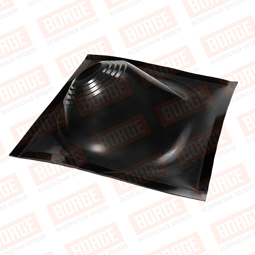 Проходка кровельная Ультраугол №2, d125х280 цв. черный