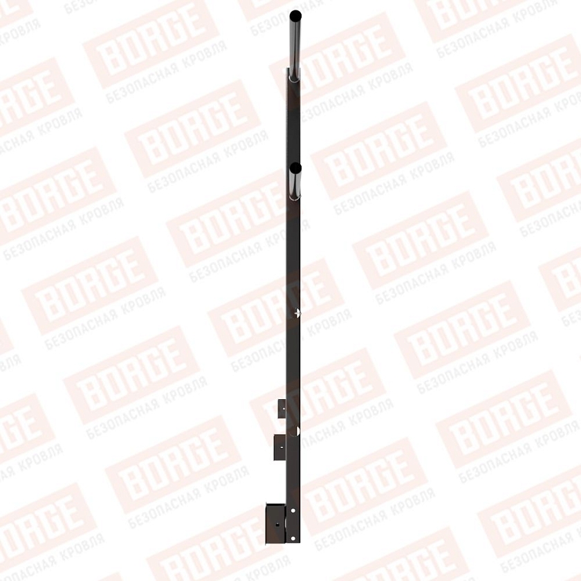 Ограждение парапетное NewLine H-120см, 3м, чёрный (RAL 9005)