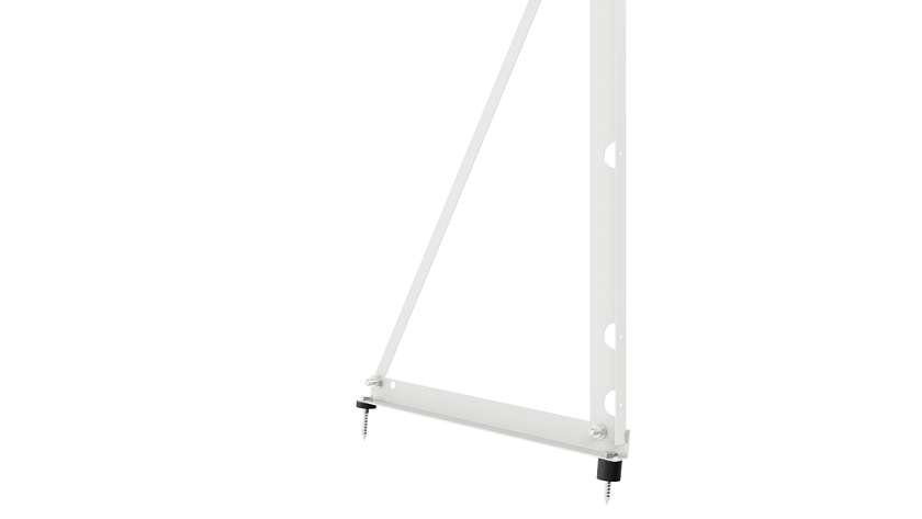 Ограждение кровельное NewLine H-90см, 3м, сигнально-белый (RAL 9003)