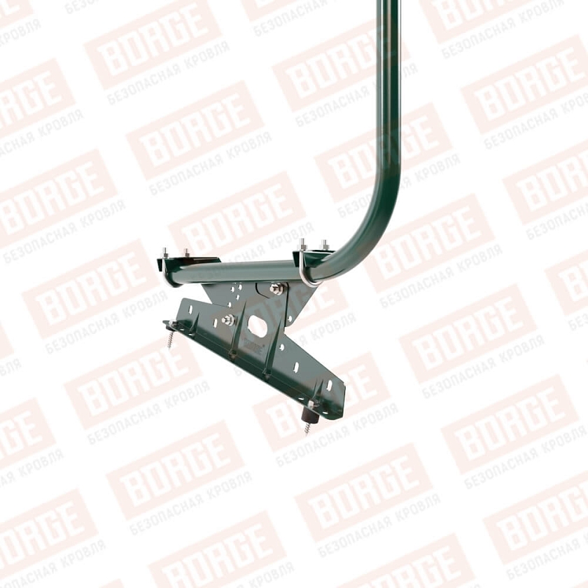 Ограждение кровельное BORGE H-120см, 3м, зелёный мох (RAL 6005)