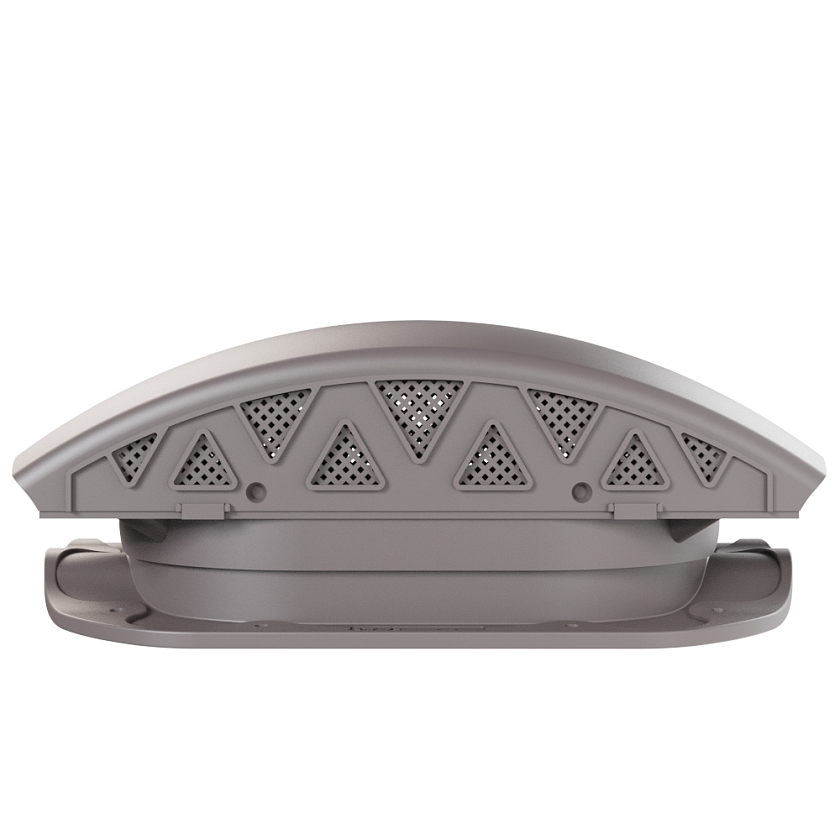 Вентилятор подкровельный Viotto, для МЧ Финнера, серо-коричневый (RAL 8019). Черепаха